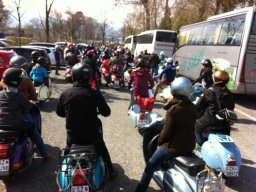 März 2014 Vespatreffen Verkehrshaus Luzern